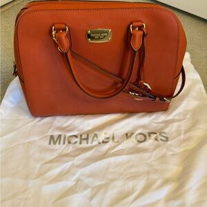 Michael Kors Tangerine Satchel Bag